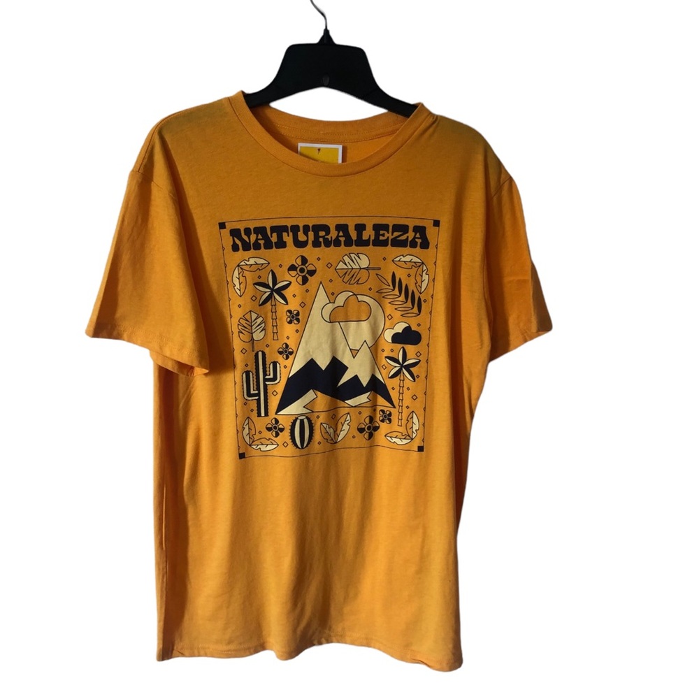 -Well Worn Womens Tee Shirt Mwdium Orange/Yellow